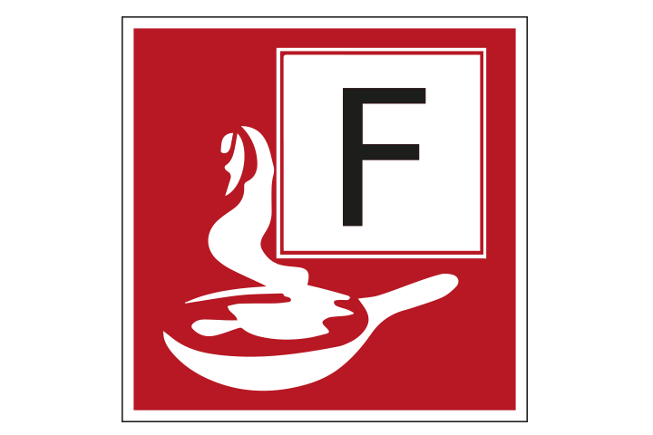 Brandklasse F pictogram
