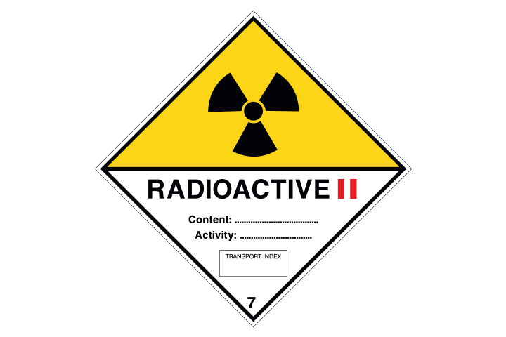 Radioactive categorie 2 - Business Stickers