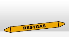 Gassen - Restgas sticker