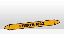 Gassen - Freon R22 sticker