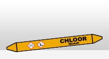 Gassen - Chloor sticker