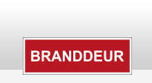 Brand pictogrammen - Branddeur sticker