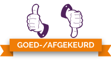 Goedgekeurd / Afgekeurd