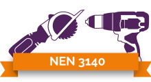 NEN 3140 stickers 