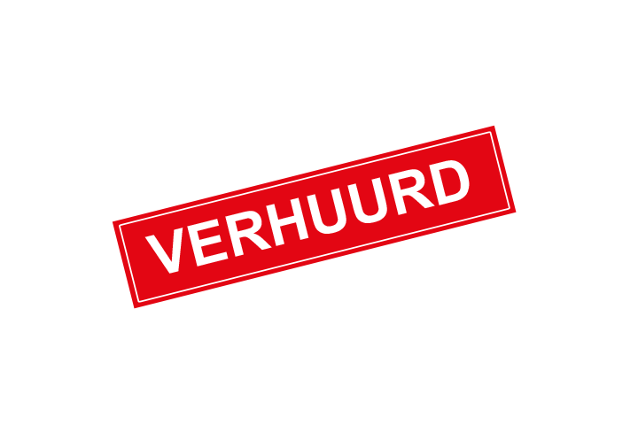 Stickers per Branche &gt; Makelaarsstickers - Verhuurd sticker