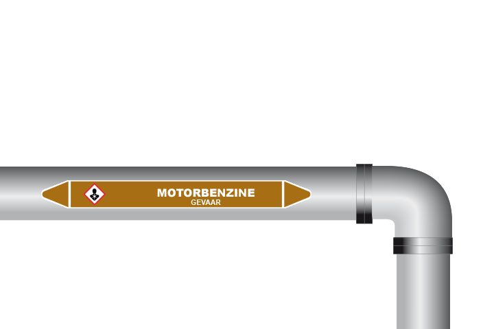 Motorbenzine sticker