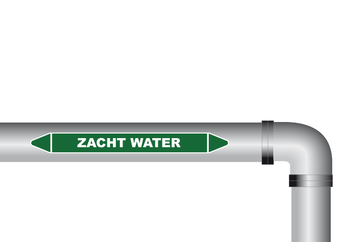 Zacht water sticker