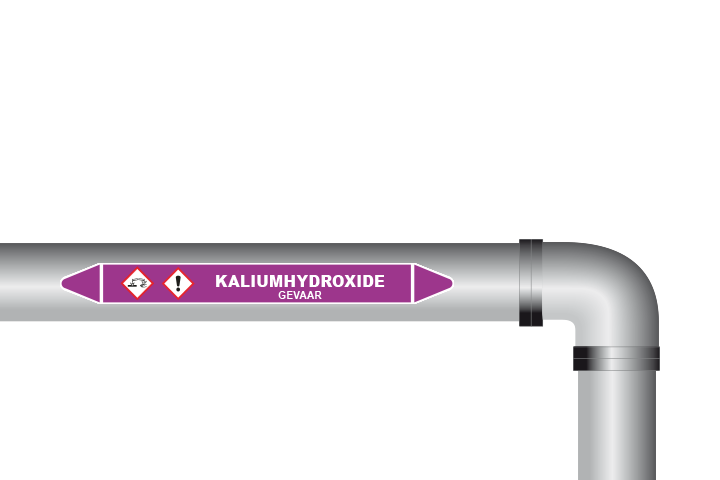 Kaliumhydroxide sticker