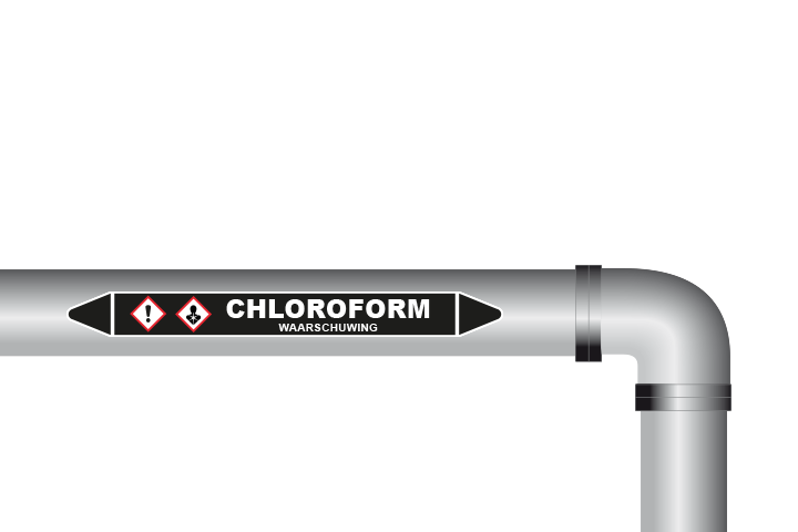 Chloroform sticker