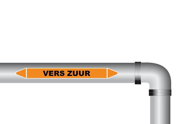 Vers zuur sticker