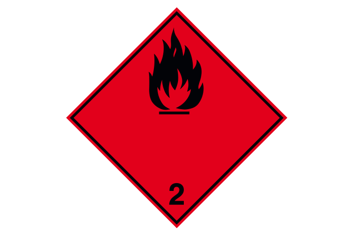 Ontvlambar gassen - Business Stickers