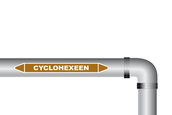 Cyclohexeen sticker