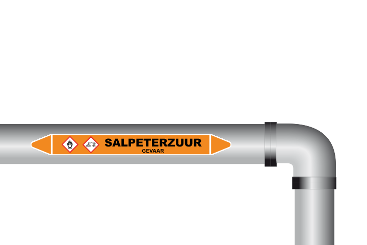 Salpeterzuur sticker