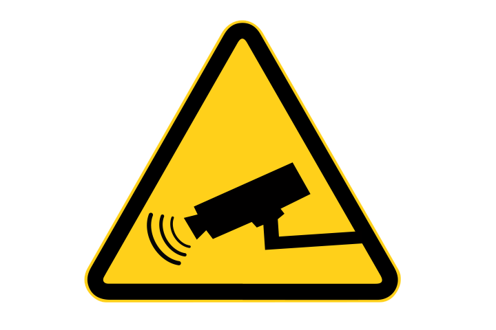 Camerabewaking pictogram ISO 7010