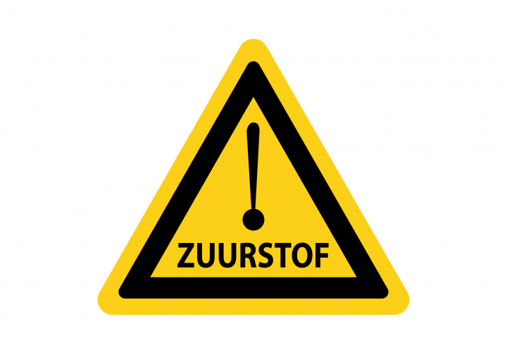 Gevarenstickers - Zuurstof - PNG