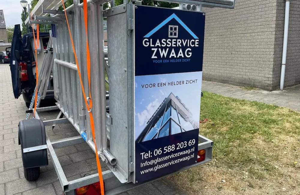 Sticker buiten