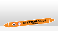Zuren - Acetychloride sticker