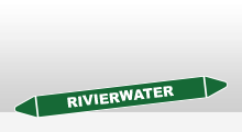 Water - Rivierwater sticker