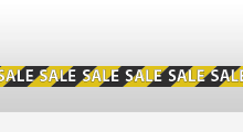 Raambanden - Sale twee kleurige raamband sticker