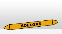 Gassen - Koelgas sticker