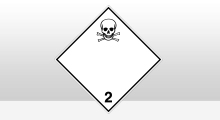 Transport stickers - Giftige gassen sticker