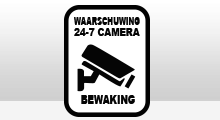 Camerabewaking - Camerabewaking 24-7 sticker