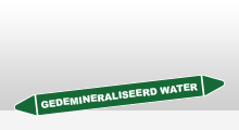 Water - Gedemineraliseerd water sticker