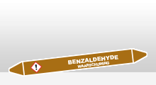 Ontvlambare vloeistoffen - Benzaldehyde sticker