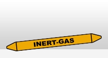 Gassen - Inert gas sticker