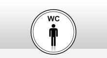 Toilet stickers - Heren Wc