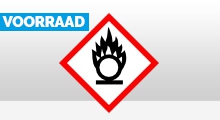 Gevaarlijke stoffen stickers - Oxiderend (GHS03) sticker - 10 cm