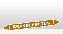 Ontvlambare vloeistoffen - Brandspiritus sticker