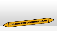 Gassen - Chloortrifluormethaan sticker