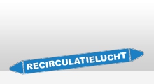 Lucht - Recirculatielucht sticker