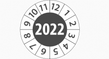 WLL stickers - Keuringssticker 2022 - 3 cm op rol