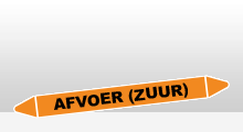 Zuren - Afvoer (zuur) sticker