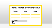 Remvloeistof - Remvloeistof 1 geel