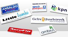 Reclame en promotie - Rechthoekige stickers bestellen