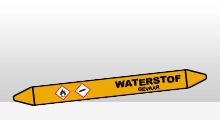 Gassen - Waterstof sticker