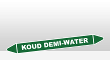 Water - Koud demi-water sticker