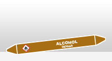 Ontvlambare vloeistoffen - Alcohol sticker