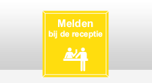 Receptie stickers - Receptie 1 geel