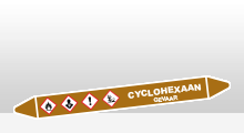 Ontvlambare vloeistoffen - Cyclohexaan sticker