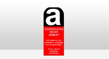 Gevarenpictogrammen - Asbest sticker 