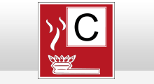 Brand pictogrammen - Brandklasse C pictogram