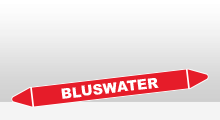 Blusleiding - Bluswater sticker