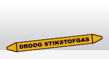 Gassen - Droog stikstofgas sticker