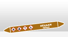Ontvlambare vloeistoffen - Hexaan sticker