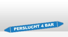 Lucht - Perslucht 4 bar sticker