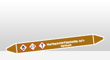 Ontvlambare vloeistoffen - Waterstofperoxide 35% sticker